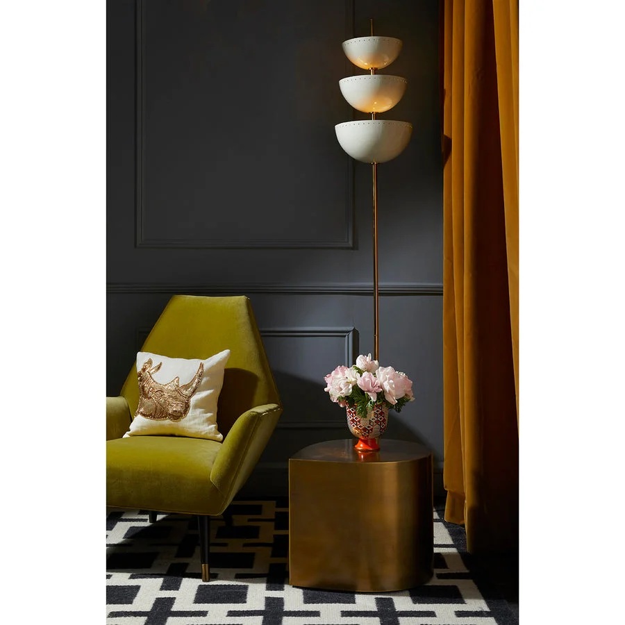 Jonathan Adler Brass Teardrop Coffee Table - Image 5