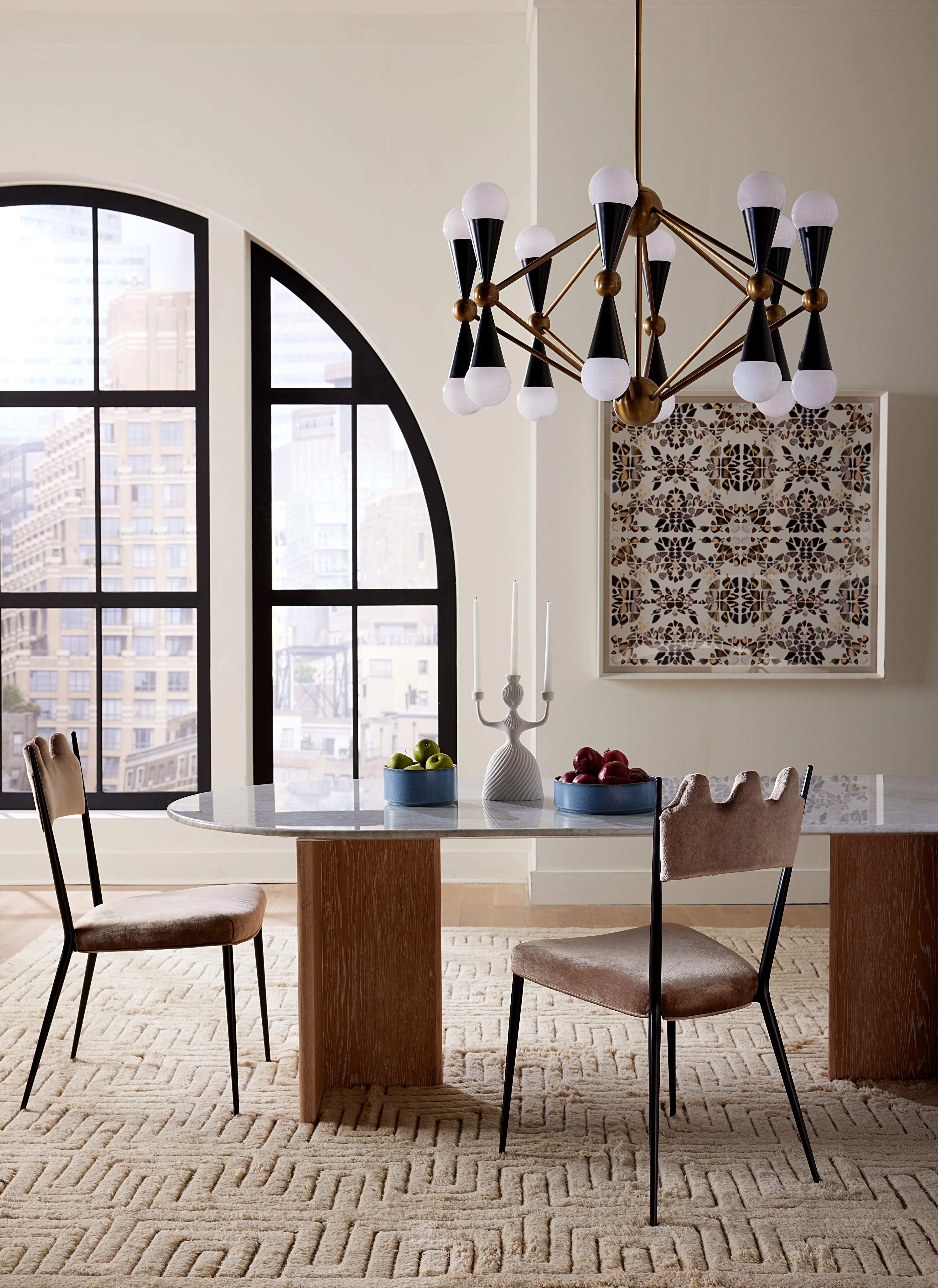 Jonathan Adler Caracas 16-Light Chandelier – Antique Brass - Image 4