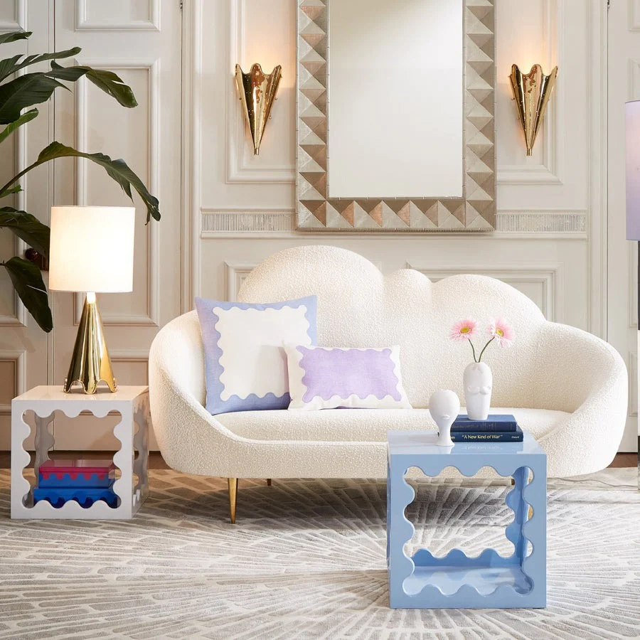 Jonathan Adler Ether Cloud Settee – Olympus Oatmeal Boucle - Image 5