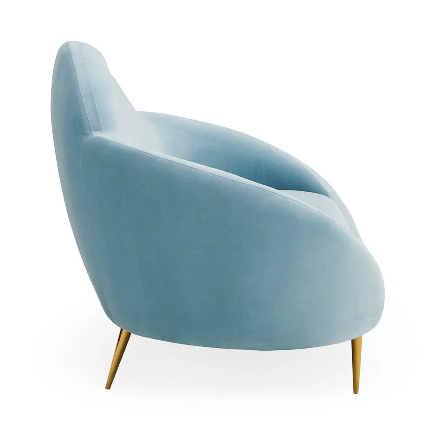 Jonathan Adler Ether Cloud Settee – Rialto Sky Blue - Image 3