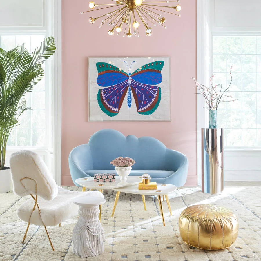 Jonathan Adler Ether Cloud Settee – Rialto Sky Blue - Image 8