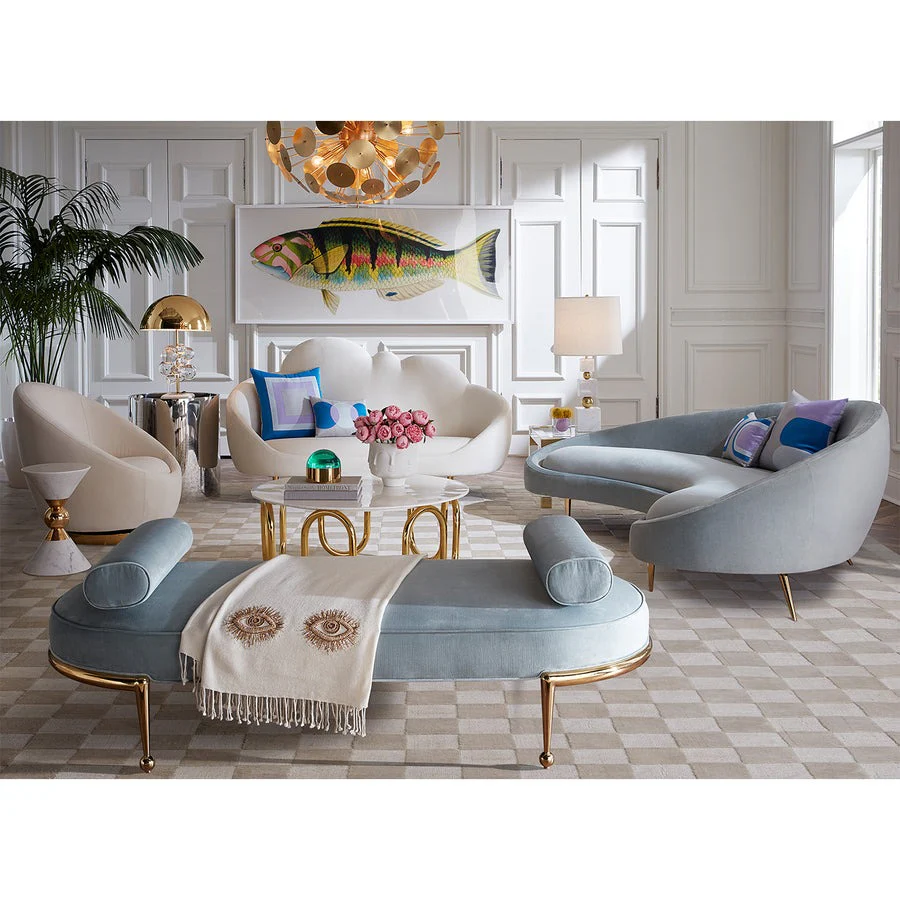 Jonathan Adler Ether Curved Sofa – Cirrus Sky - Image 3