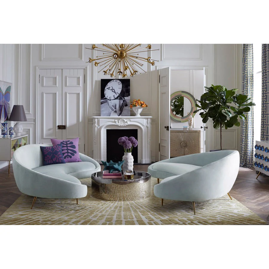 Jonathan Adler Ether Curved Sofa – Cirrus Sky - Image 4
