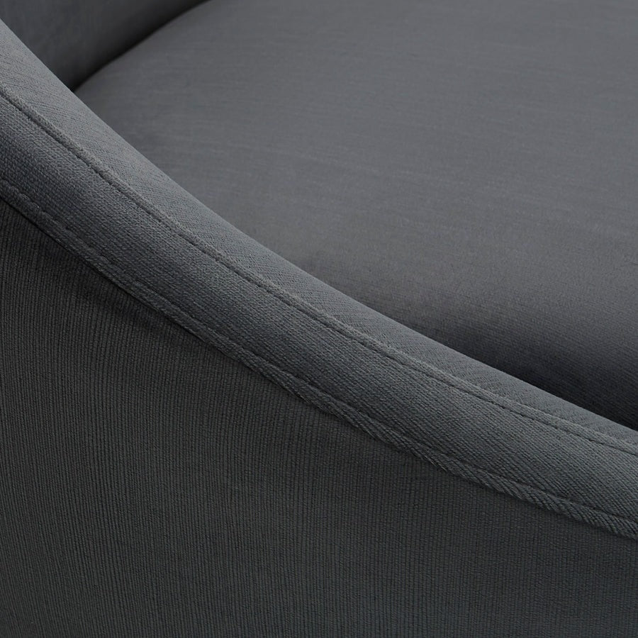 Jonathan Adler Ether Swivel Chair – Bergamo Charcoal - Image 5
