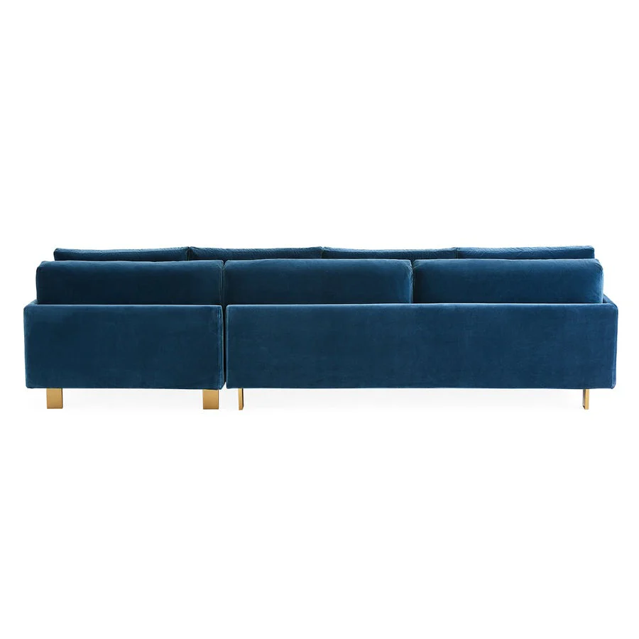 Jonathan Adler Malibu Right Arm Facing Sectional Sofa – Varese Petrol - Image 4
