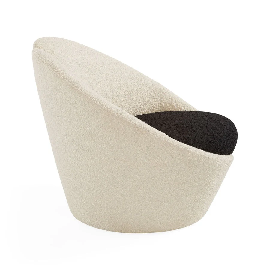 Jonathan Adler Marais Lounge Chair – Olympus Ivory - Image 3