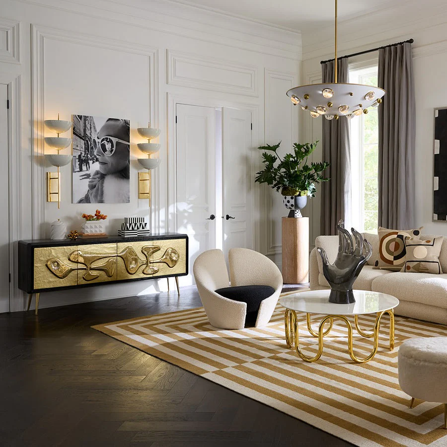 Jonathan Adler Marais Lounge Chair – Olympus Ivory - Image 7