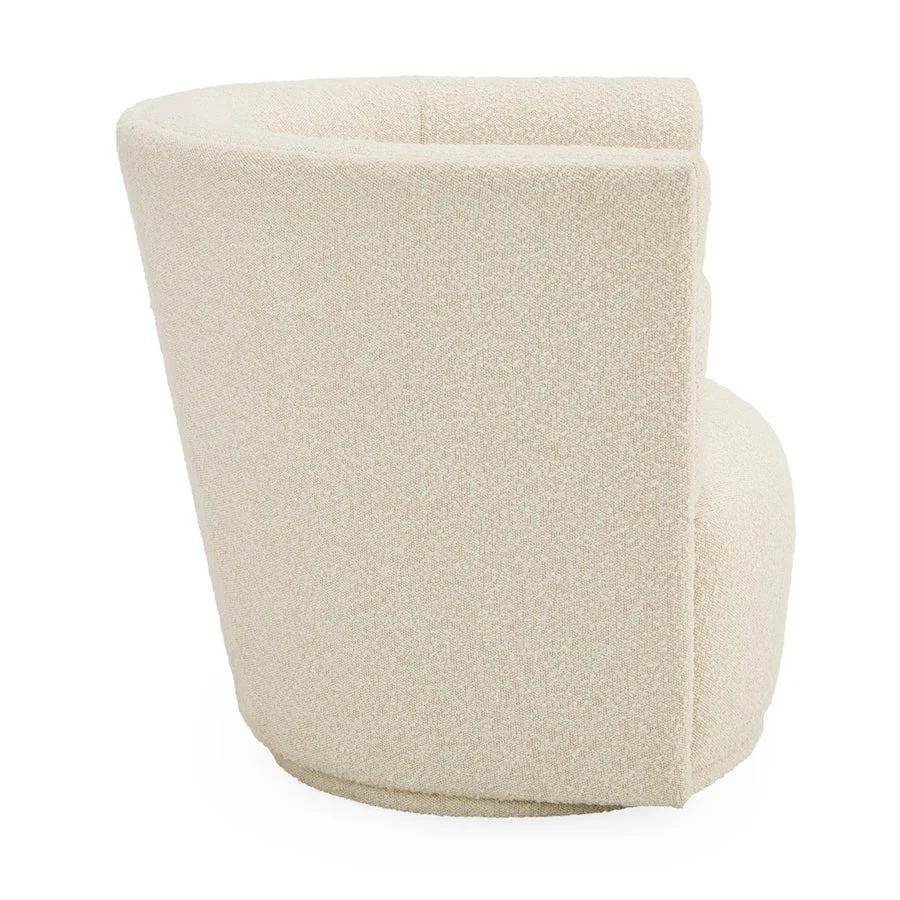 Jonathan Adler Maxime Swivel Club Chair – Olympus Oatmeal - Image 3