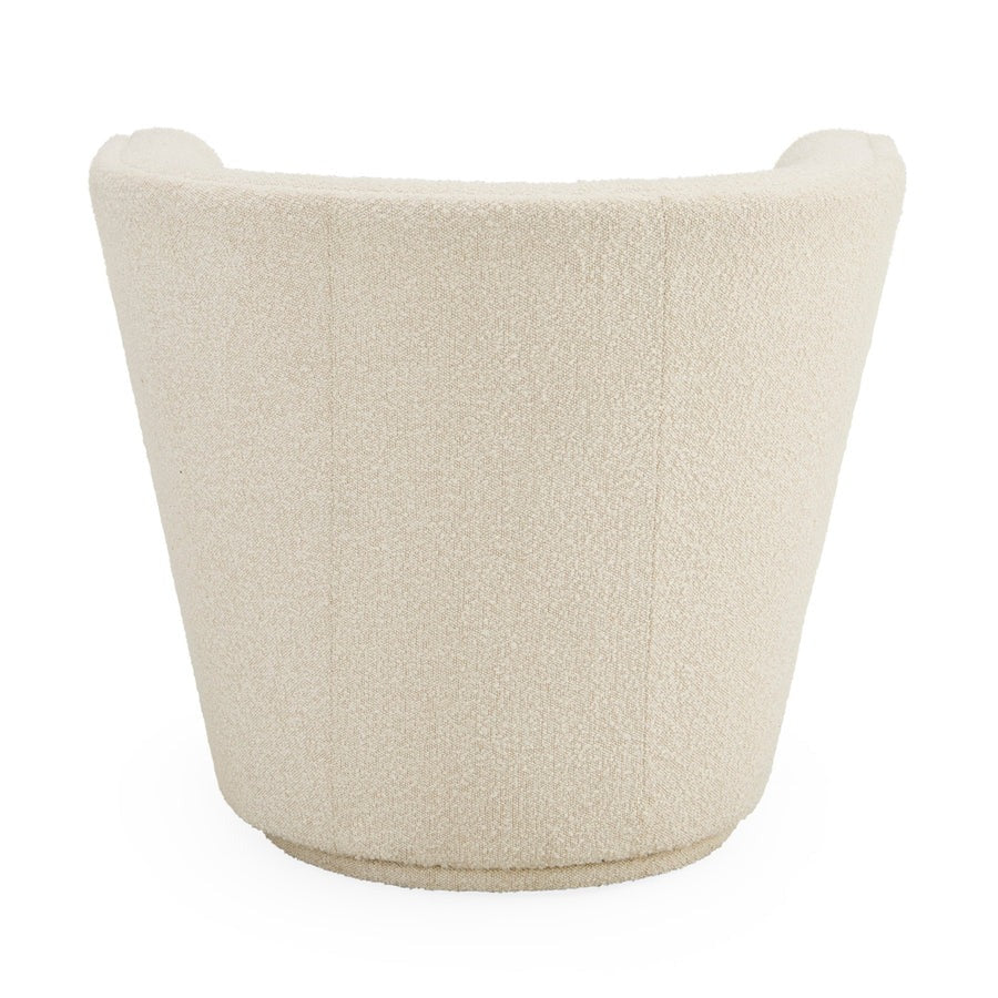 Jonathan Adler Maxime Swivel Club Chair – Olympus Oatmeal - Image 4