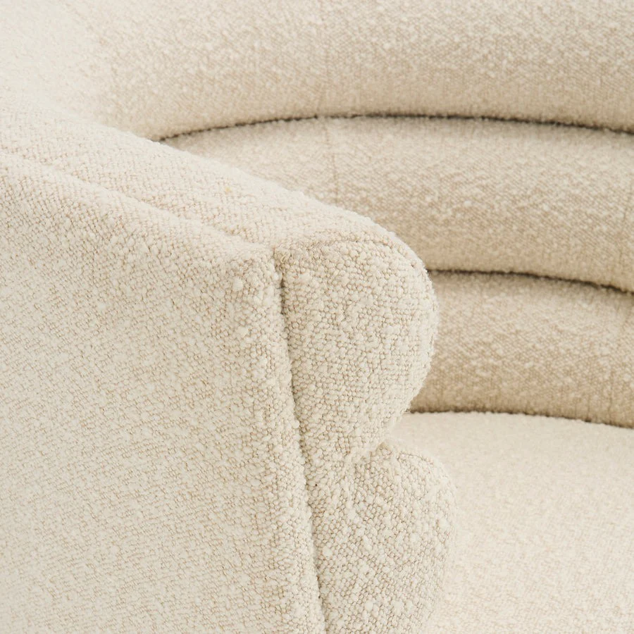 Jonathan Adler Maxime Swivel Club Chair – Olympus Oatmeal - Image 5