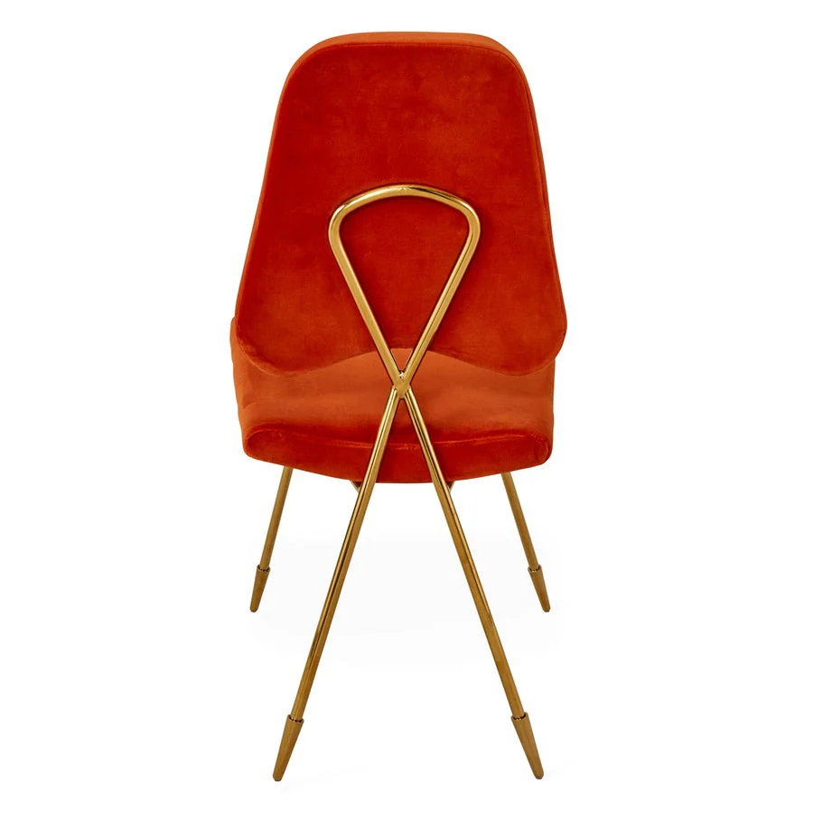 Jonathan Adler Maxine Dining Chair – Varese Persimmon - Image 4