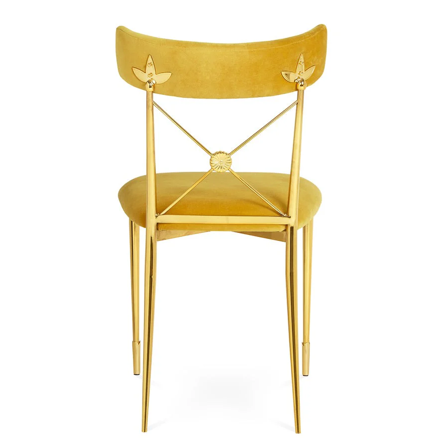 Jonathan Adler Rider Dining Chair – Rialto Gold Velvet - Image 3