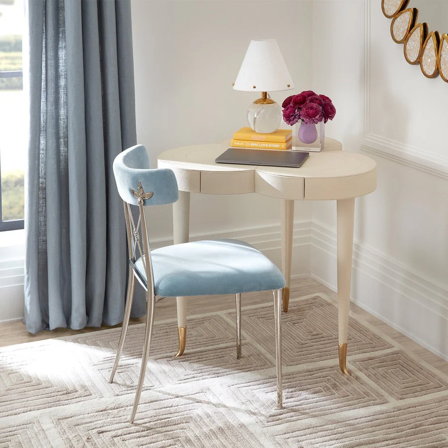 Jonathan Adler Rider Dining Chair – Rialto Sky Velvet - Image 5