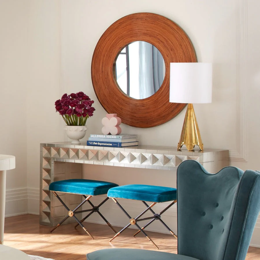Jonathan Adler Rider X-Bench – Rialto Peacock - Image 3