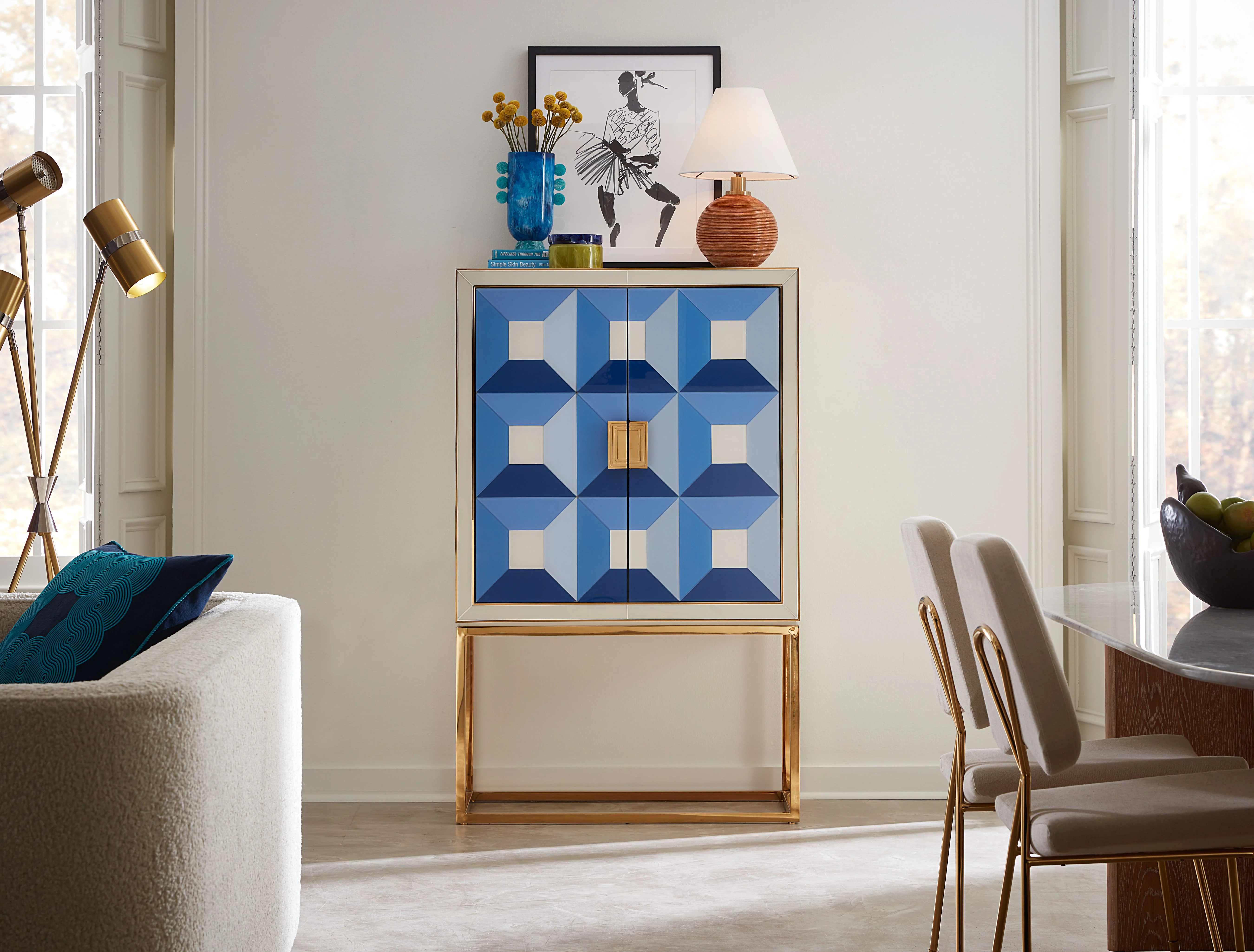 Jonathan Adler Sorrento Bar Cabinet - Image 7