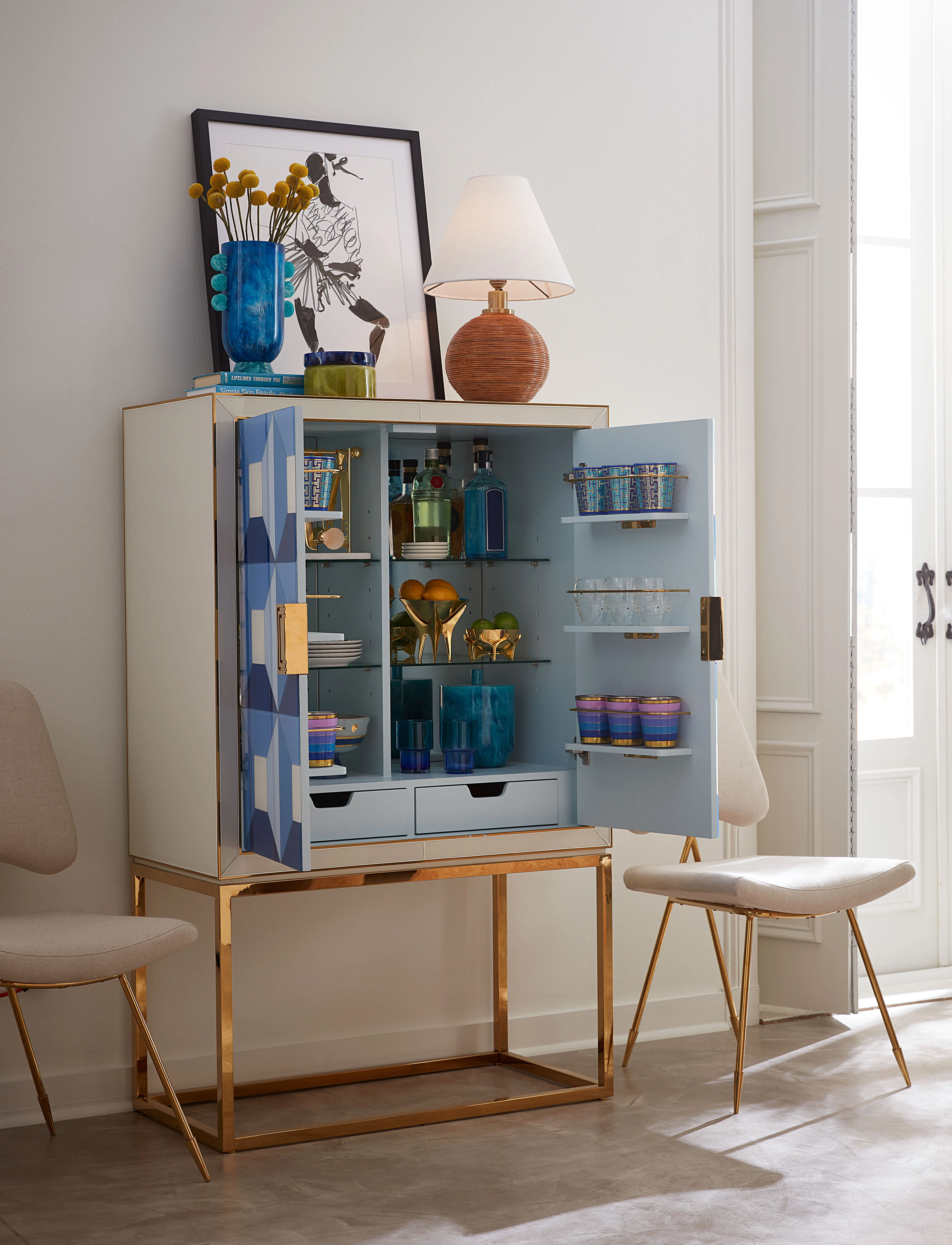 Jonathan Adler Sorrento Bar Cabinet - Image 8