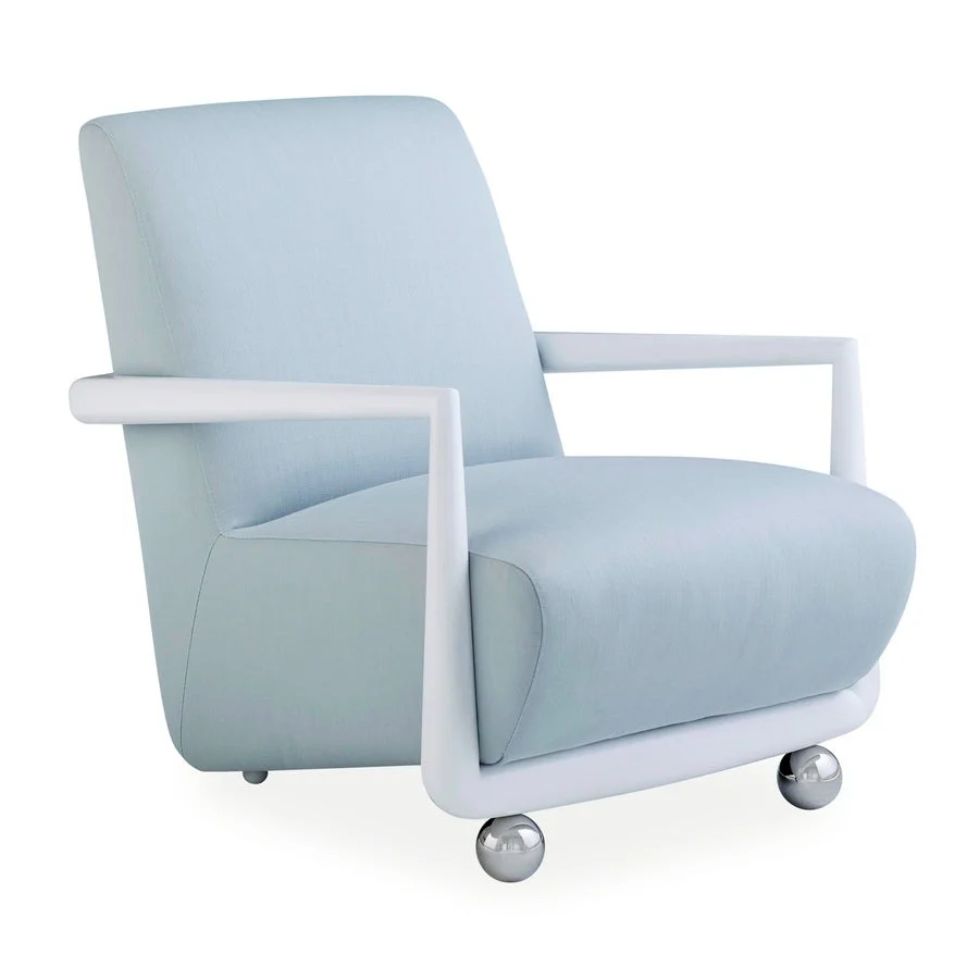 Jonathan Adler St. Germain Club Chair – Tussah Sky - Image 4