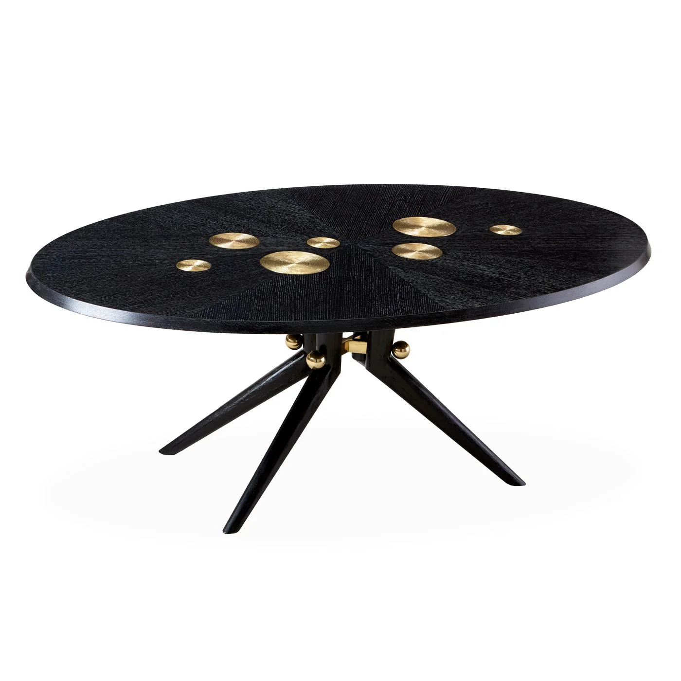 Jonathan Adler Trocadero Dining Table – Ebonised Oak - Image 2