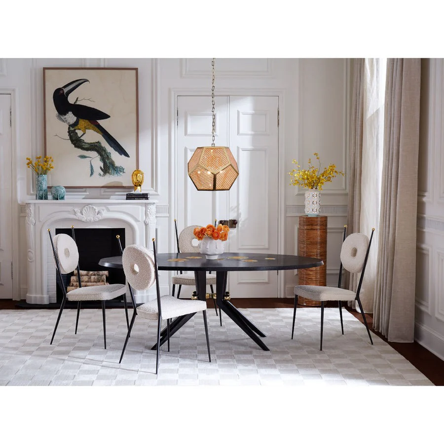 Jonathan Adler Trocadero Dining Table – Ebonised Oak - Image 6