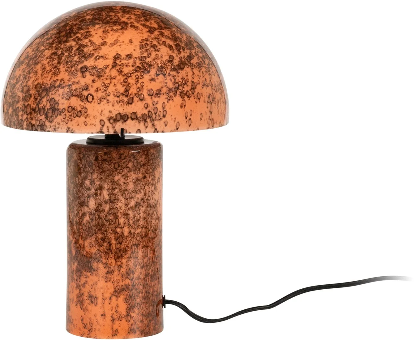 Kassiani Table Lamp – Salmon Volcanic Glass - Image 3