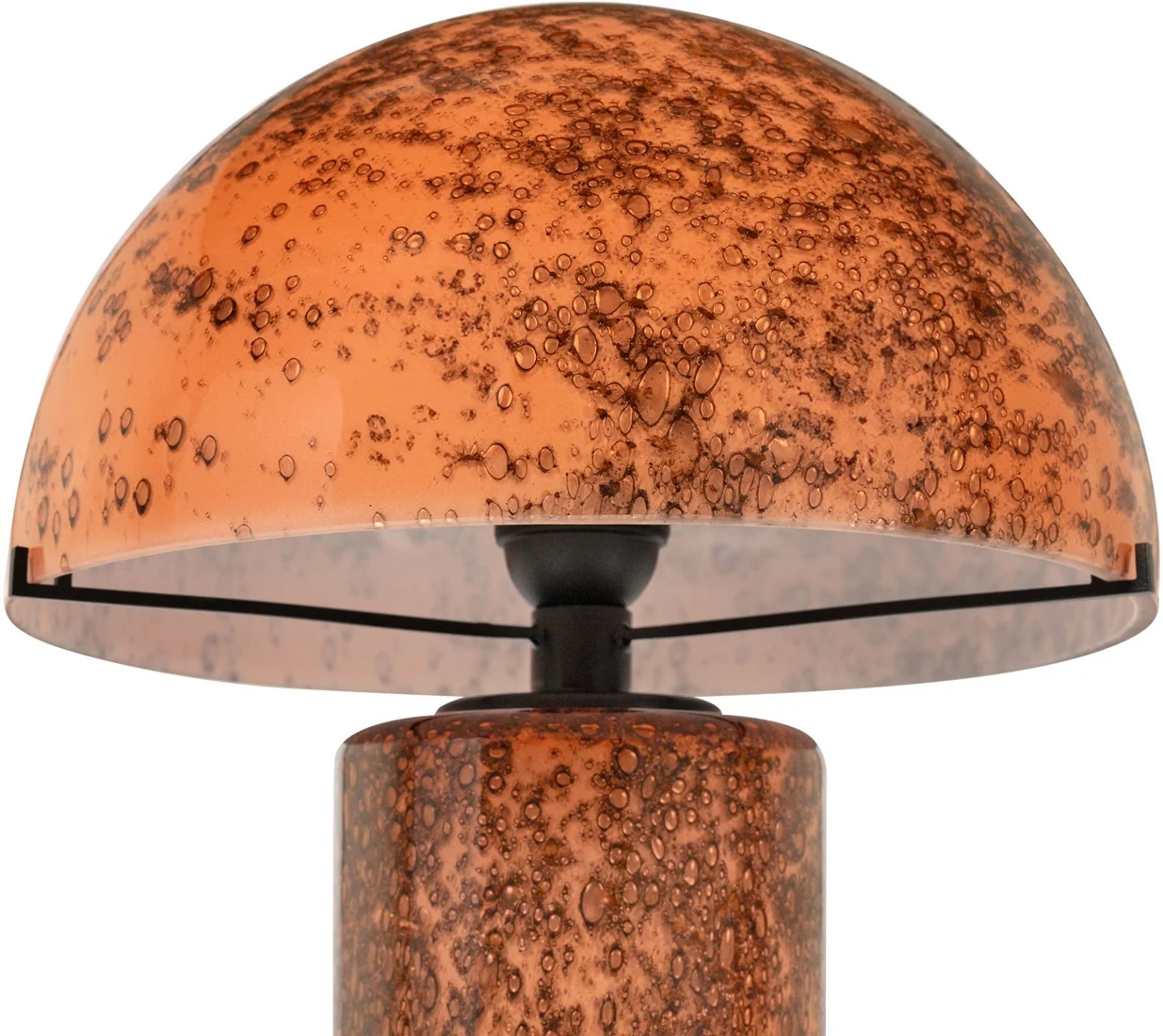 Kassiani Table Lamp – Salmon Volcanic Glass - Image 6