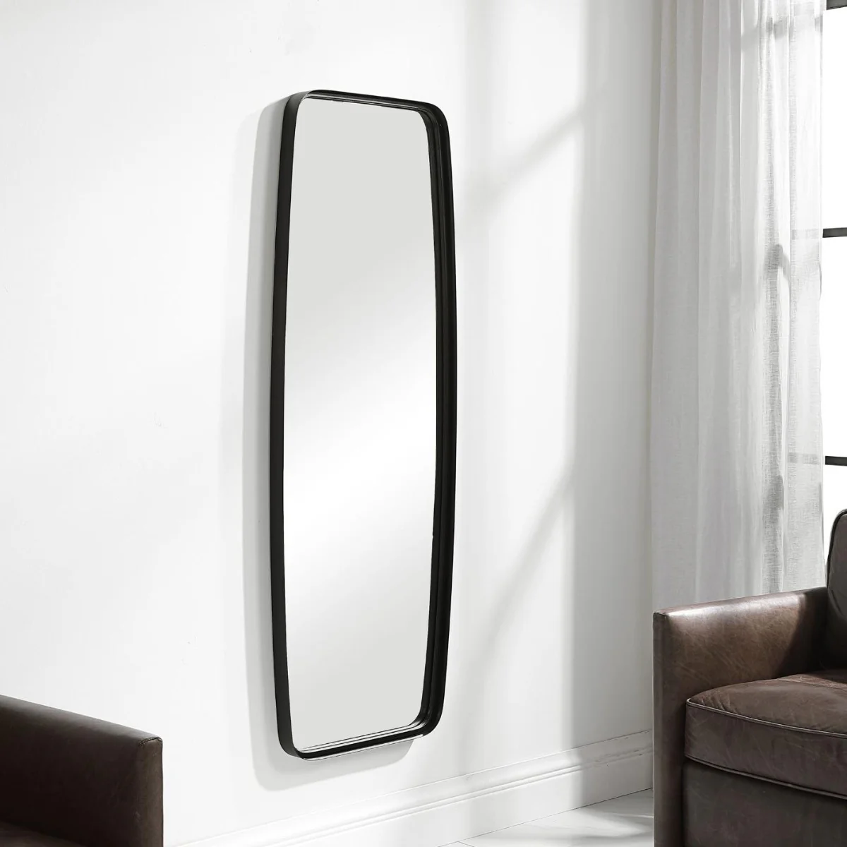 Keiichi Adeleine Tall Mirror – Black - Image 5
