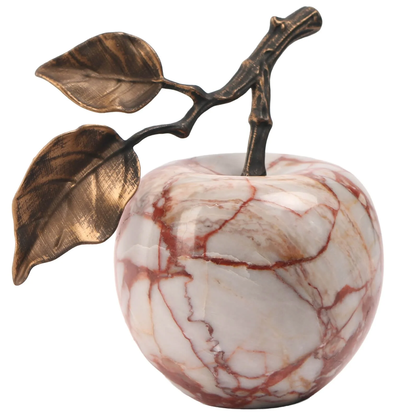 Keiichi Apple Ornament – Bulgari Red Marble