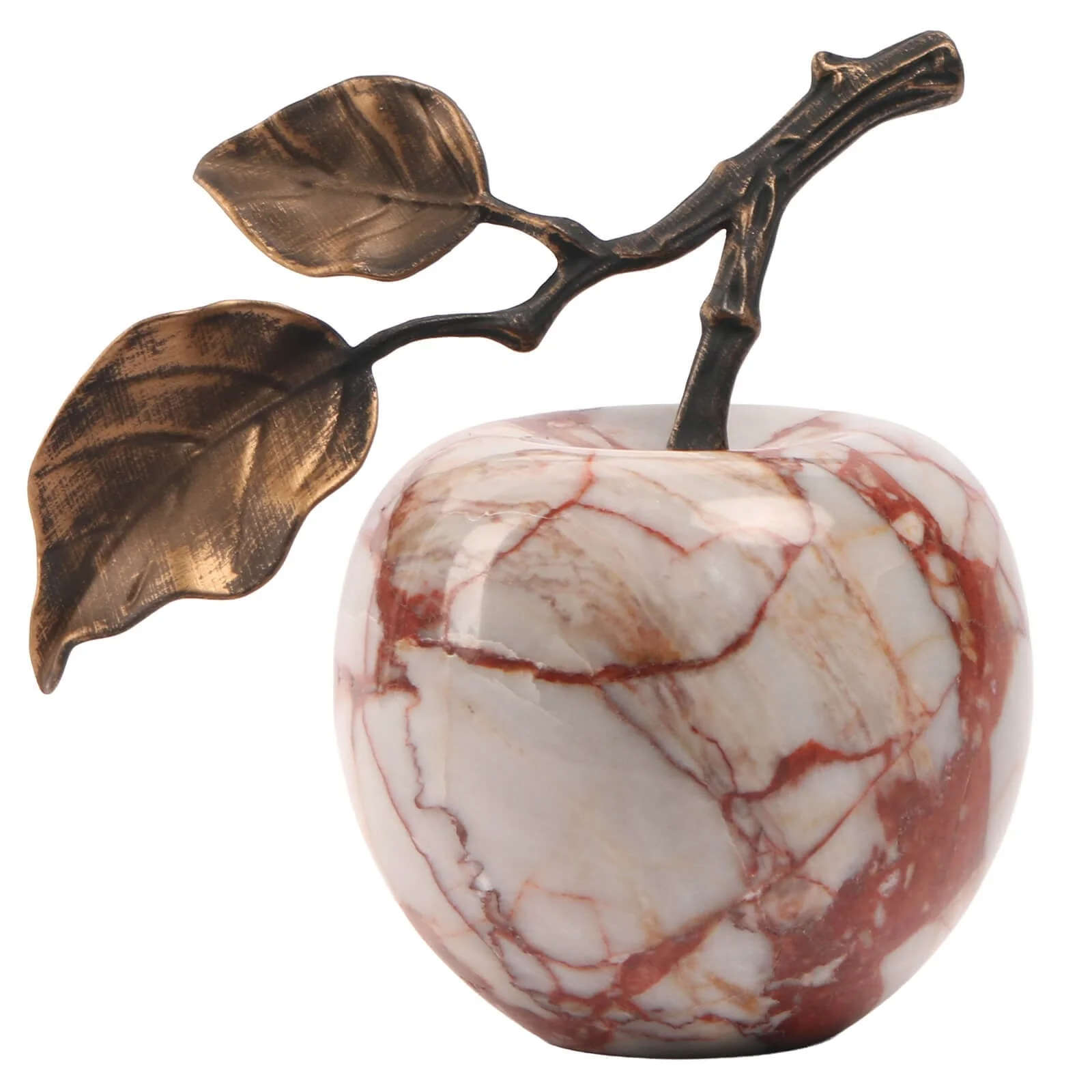 Keiichi Apple Ornament – Bulgari Red Marble - Image 2