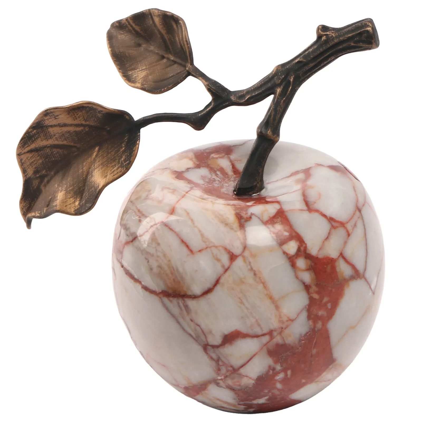 Keiichi Apple Ornament – Bulgari Red Marble - Image 3