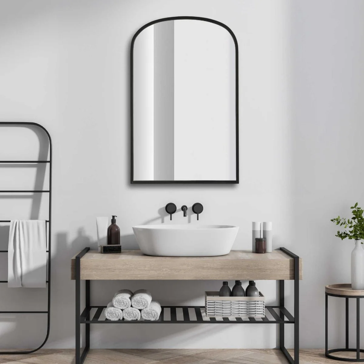 Keiichi Aydyn Arched Mirror – Black - Image 4
