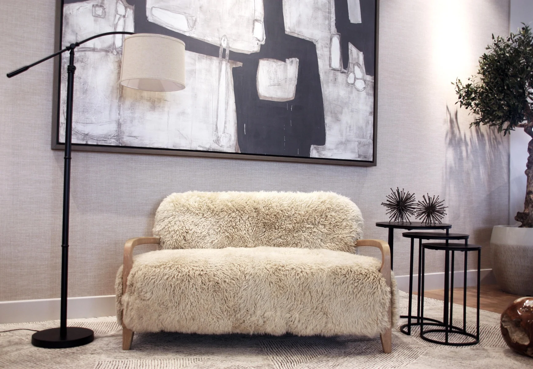 Keiichi Baaarb Sofa – Sheepskin - Image 6