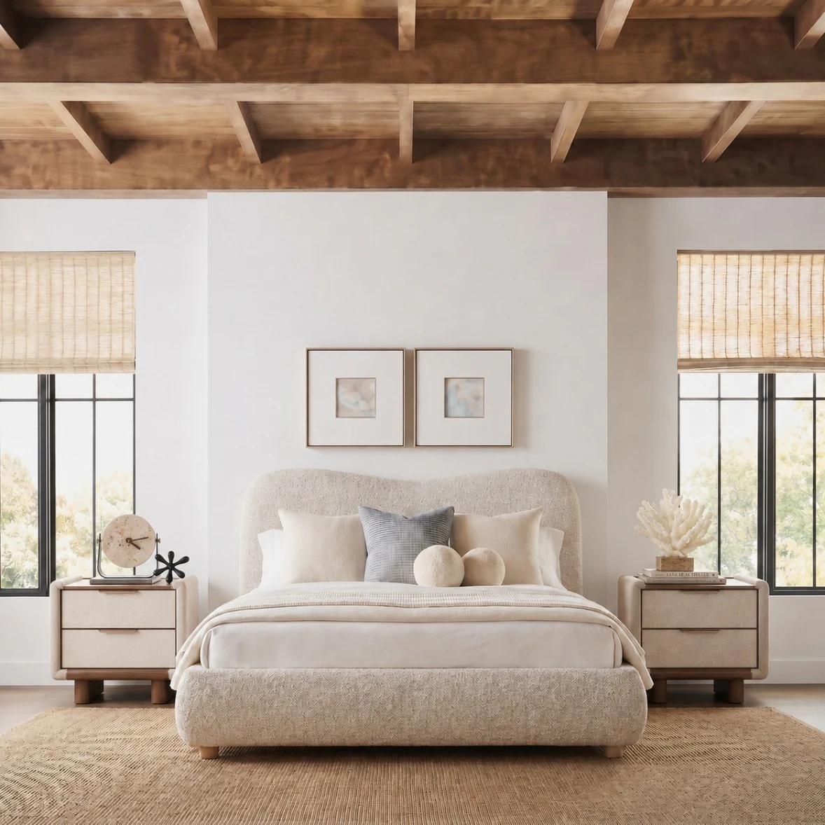Keiichi Chadlington Curved Upholstered Bed - King - Image 8