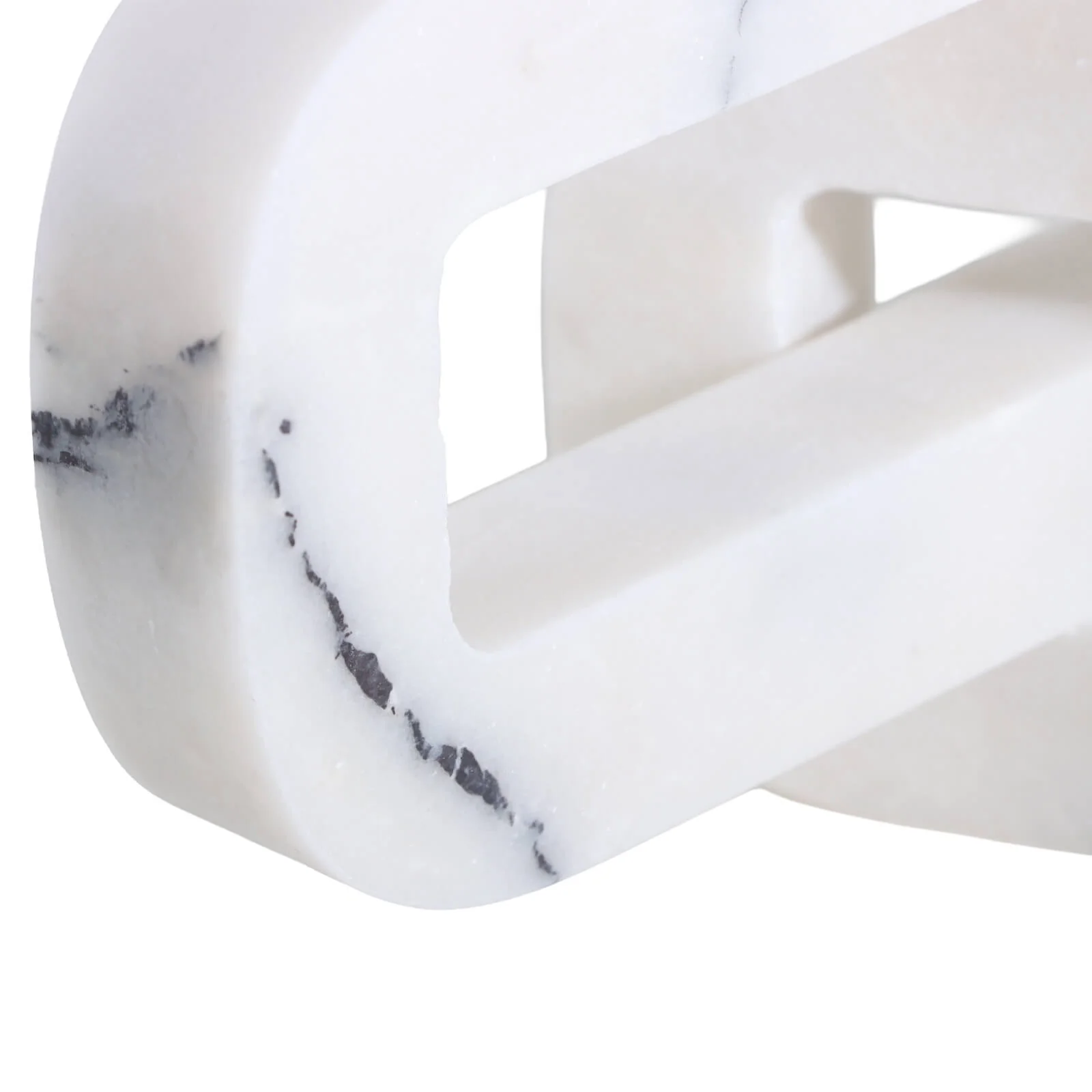 Keiichi Connections Loop Sculpture – White - Image 5