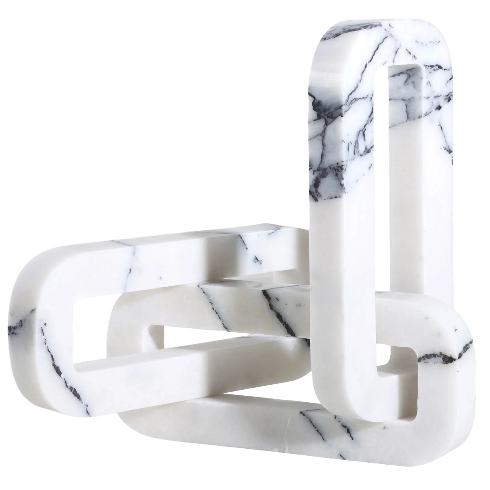 Keiichi Connections Loop Sculpture – White - Image 7