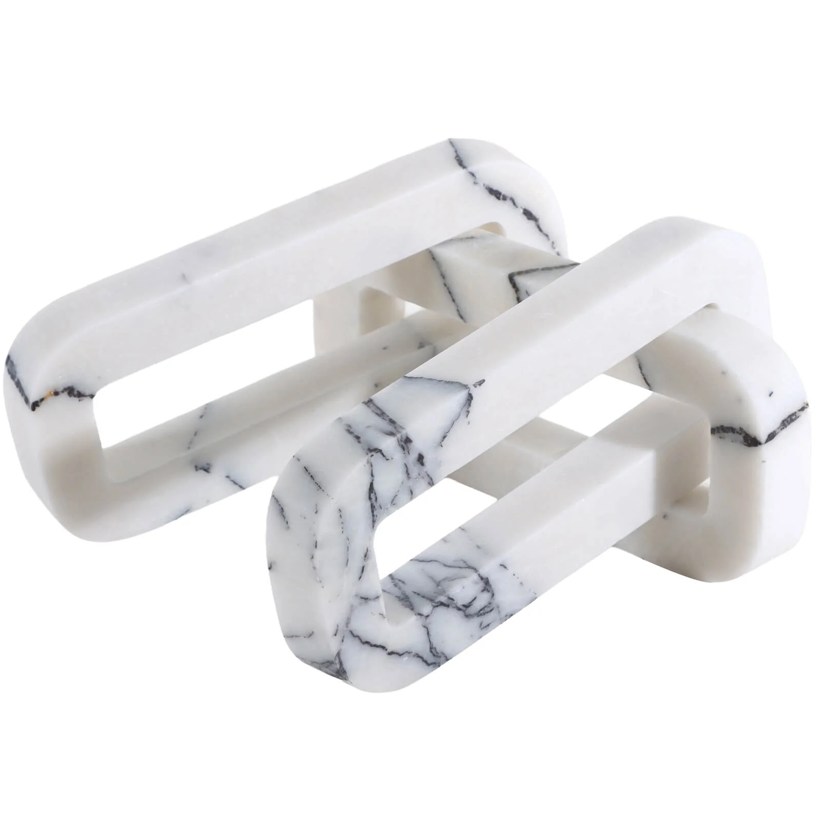 Keiichi Connections Loop Sculpture – White - Image 8