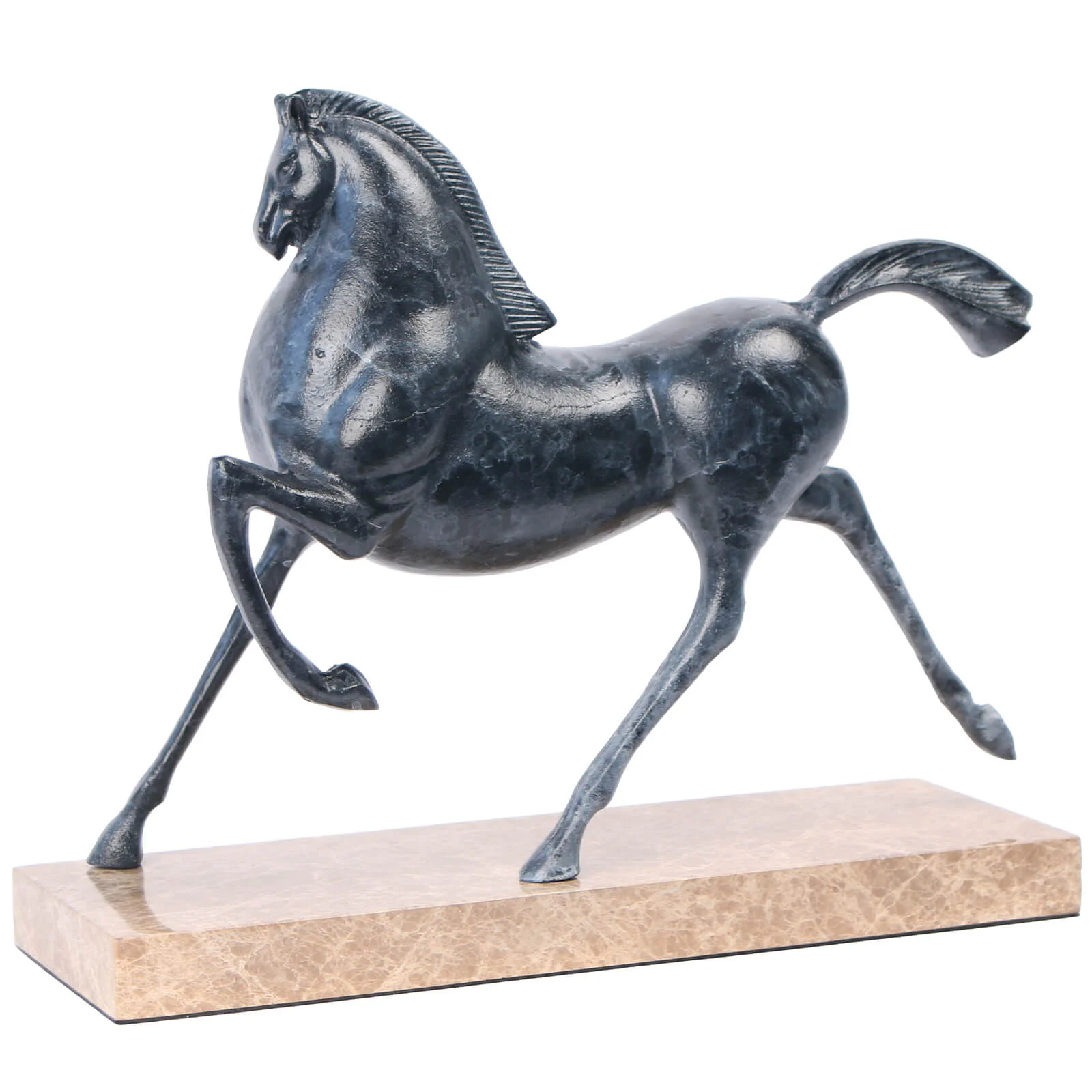 Keiichi Flying Horse Sculpture – Dark Nickel - Image 3