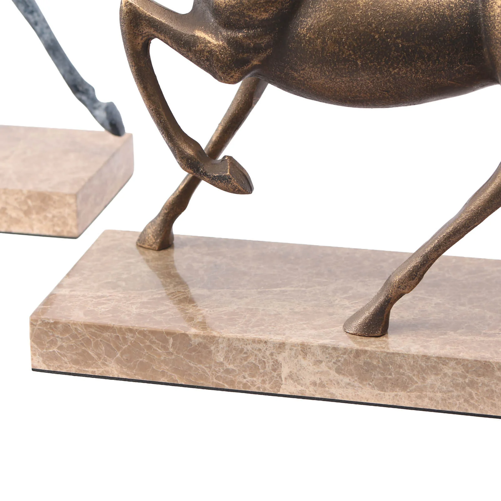 Keiichi Flying Horse Sculpture – Gold - Image 5