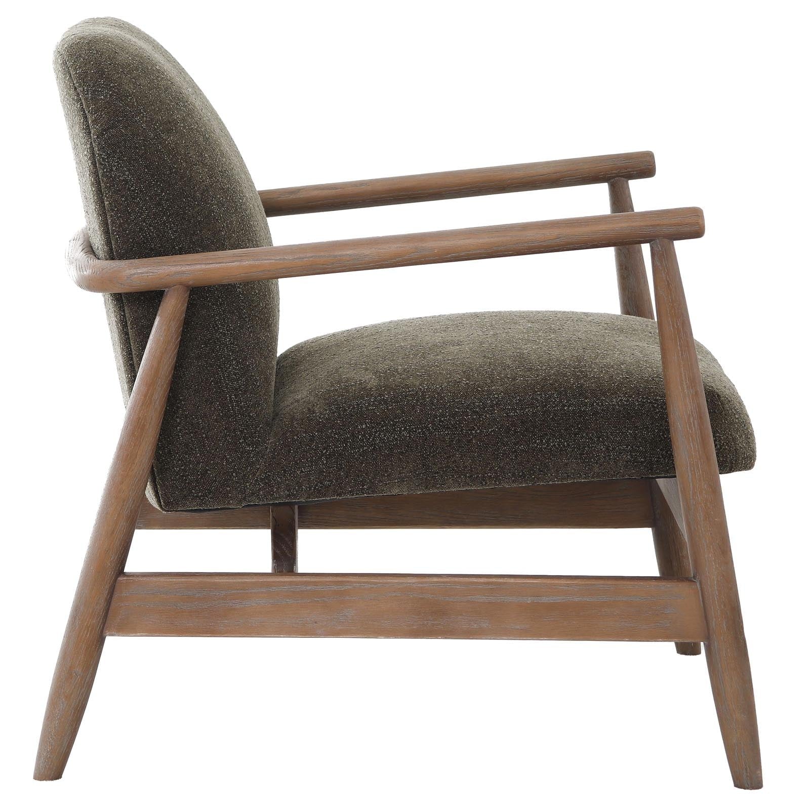 Keiichi Ilmington Accent Chair – Bottle Green - Image 3