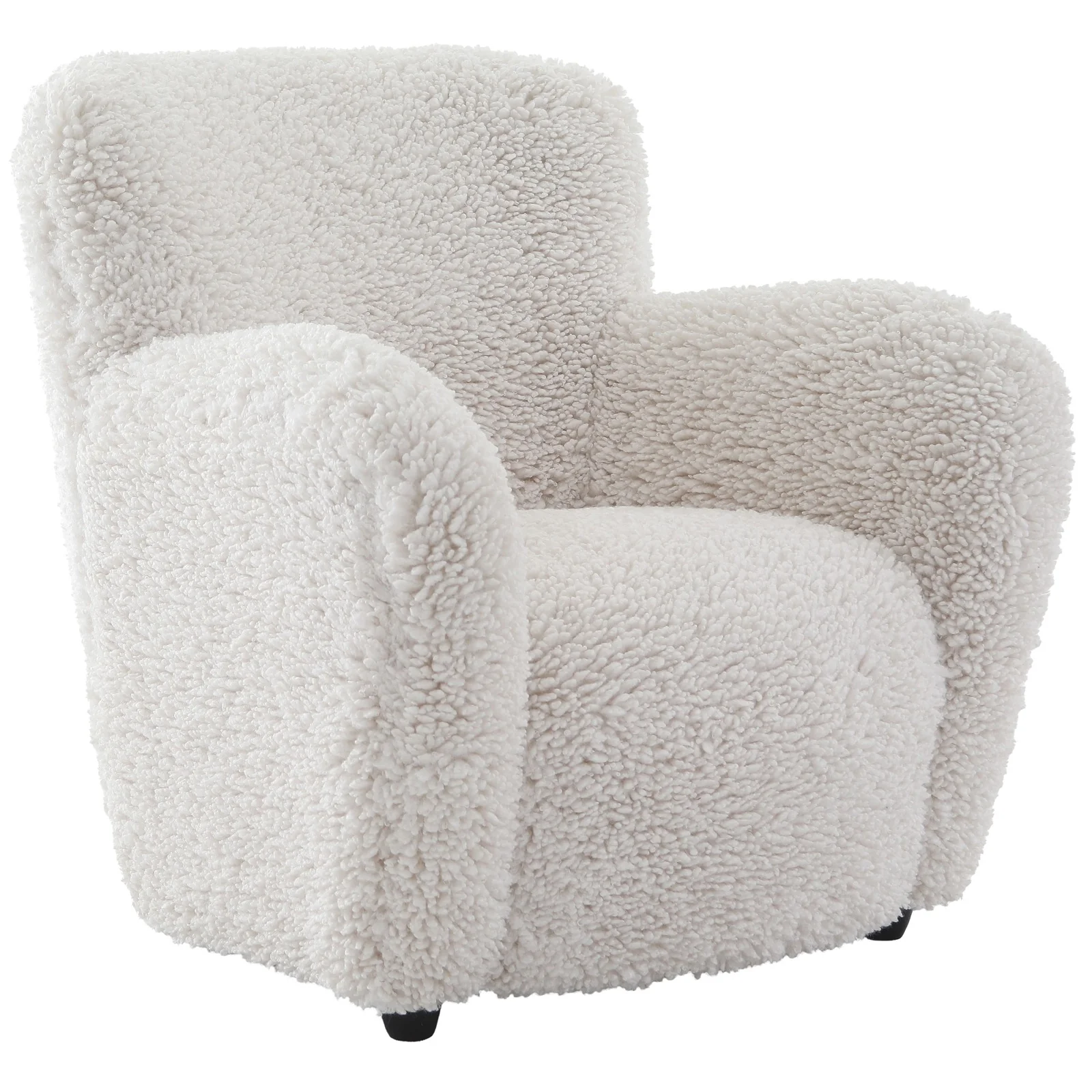 Keiichi Kemerton Accent Chair – Faux Fur - Image 2