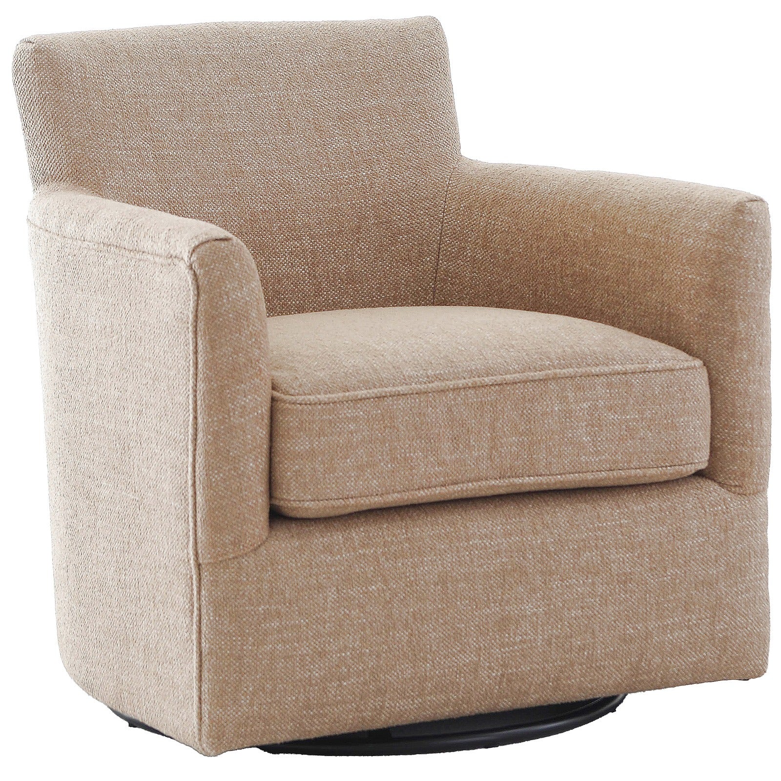 Keiichi Paxford Swivel Chair – Camel - Image 2