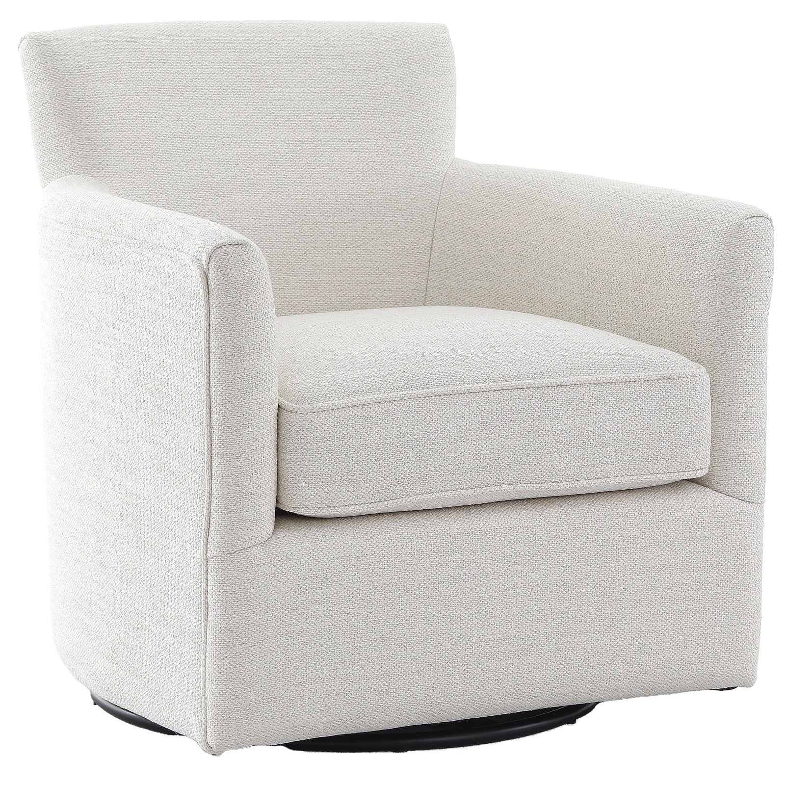 Keiichi Paxford Swivel Chair – Off-White - Image 2