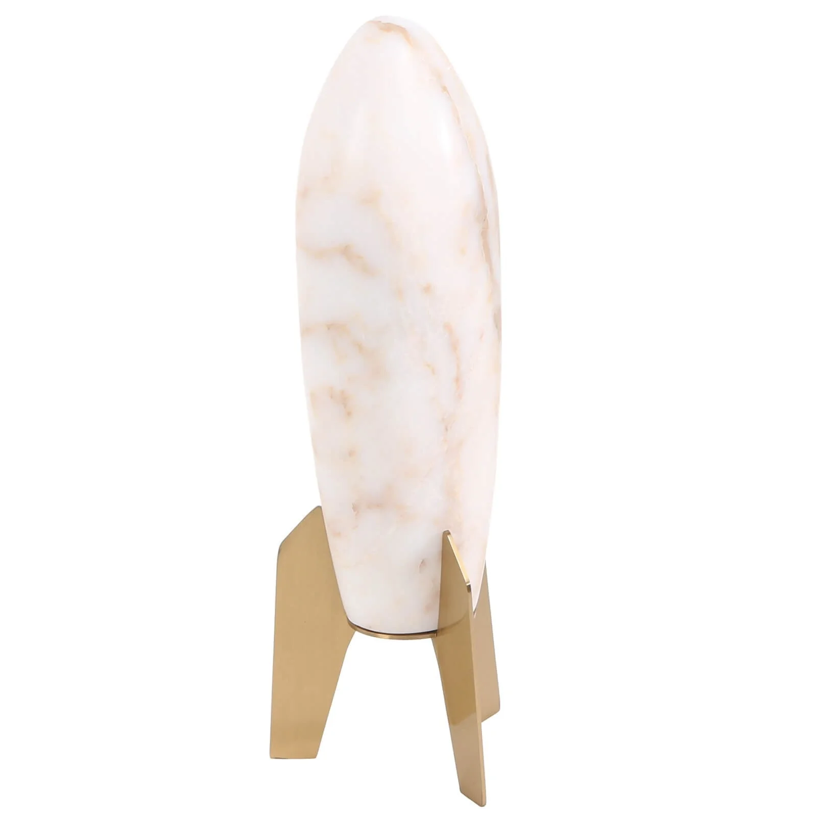 Keiichi Rocket Sculpture – White Marble – Large - Image 2