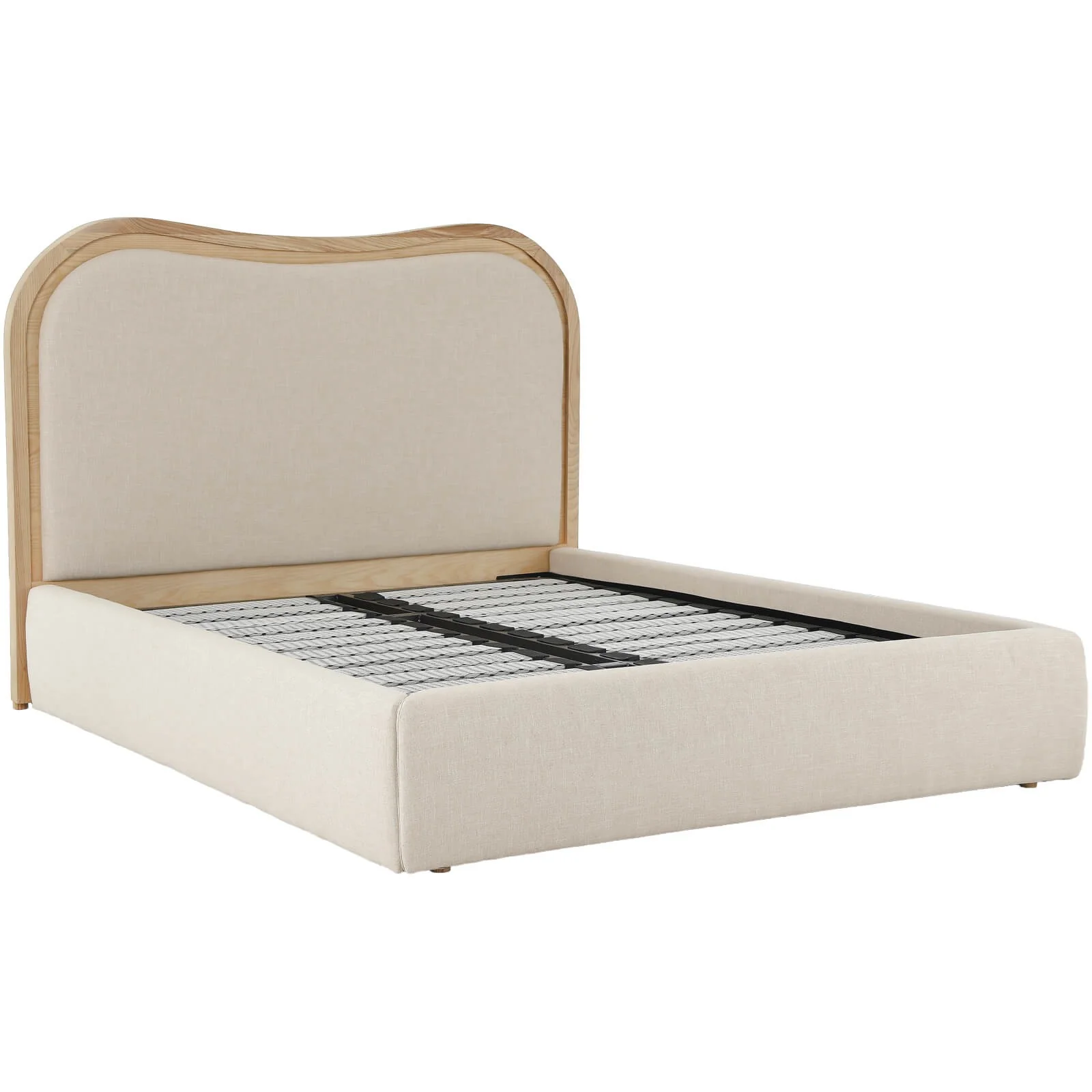 Keiichi Sandford Curved Upholstered Bed – Super King