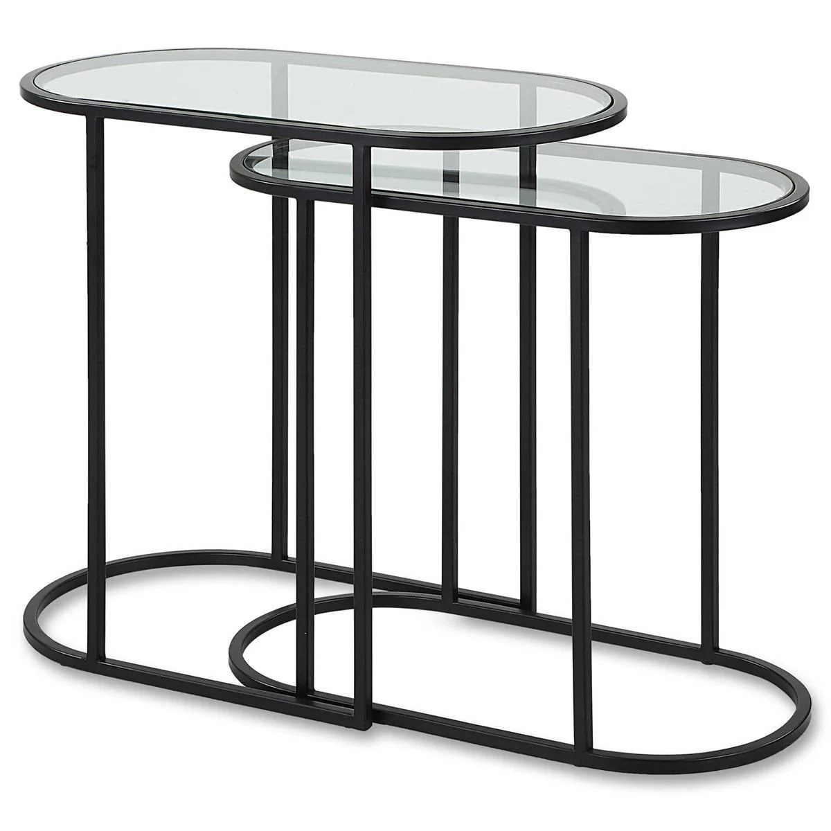 Keiichi Slide Nesting Tables – Black - Image 2