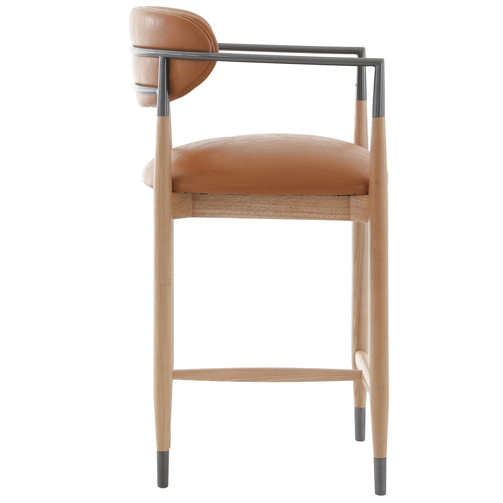Keiichi Soho Counter Stool – Natural and Bronze – Excess Stock - Image 5