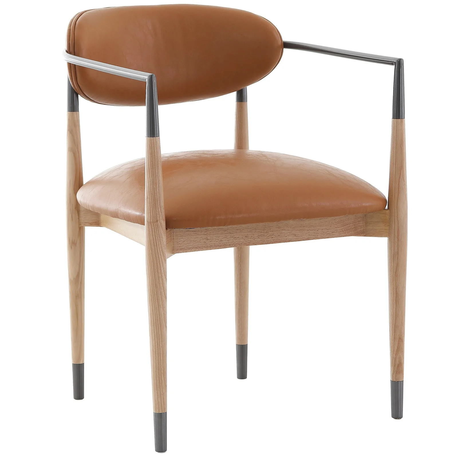 Keiichi Soho Dining Chair – Natural and Bronze - Image 2