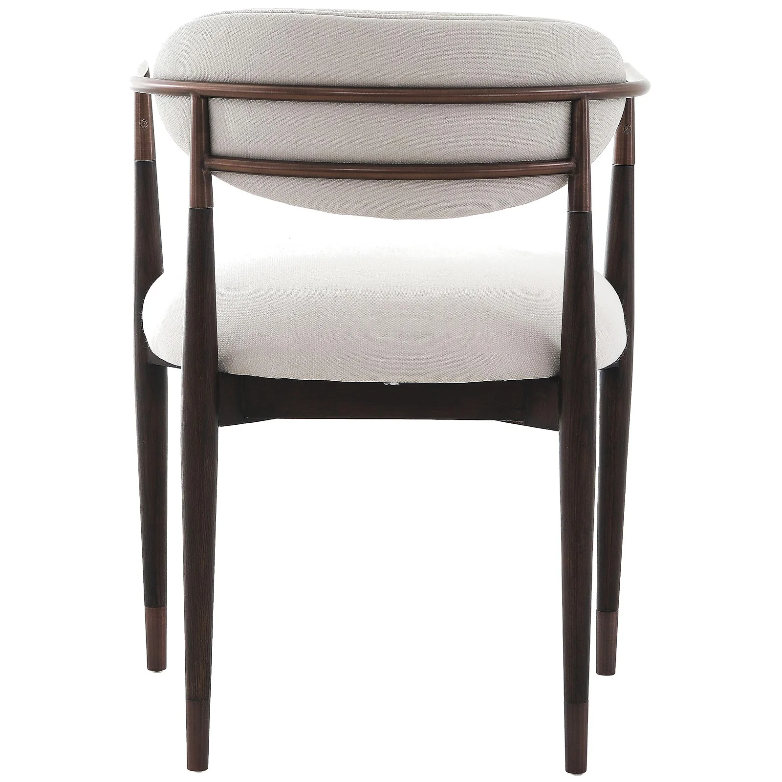 Keiichi Soho Dining Chair – Walnut and Bronze - Image 4