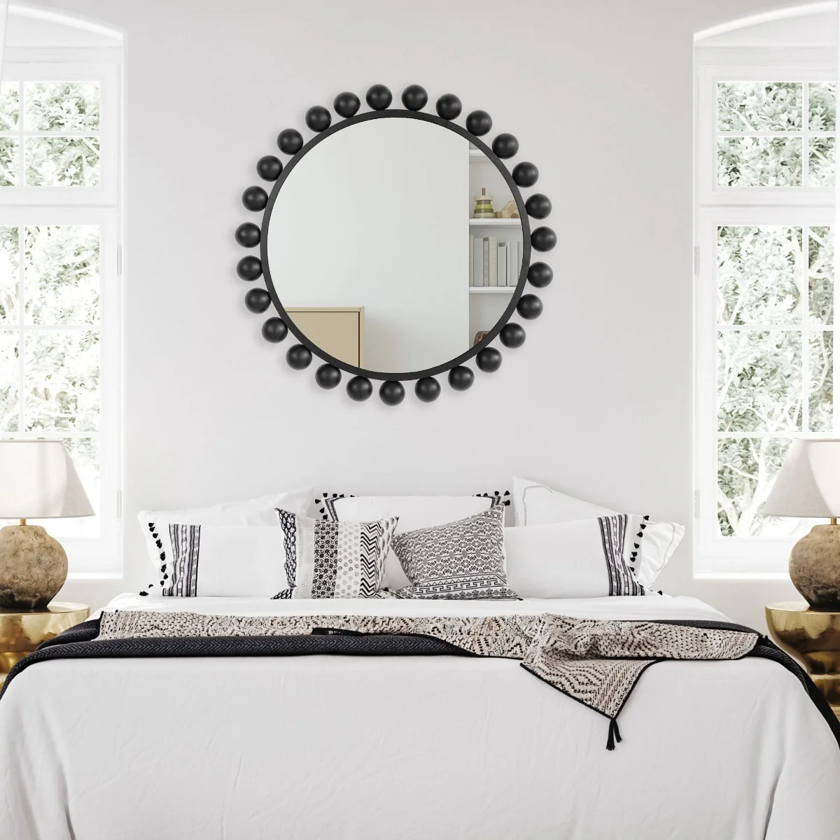 Keiichi Spheres Mirror – Black - Image 5