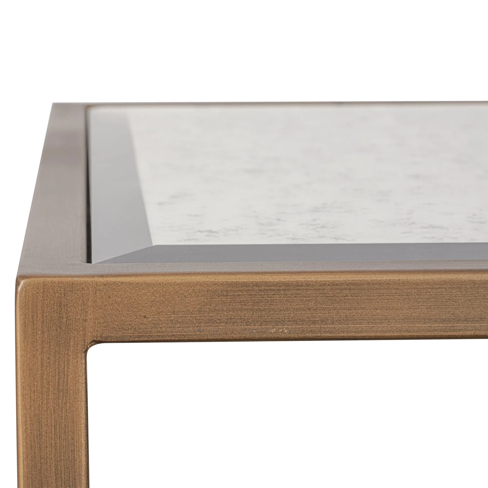 Keiichi Square Upton Side Table in Antique Brass – Square - Image 5