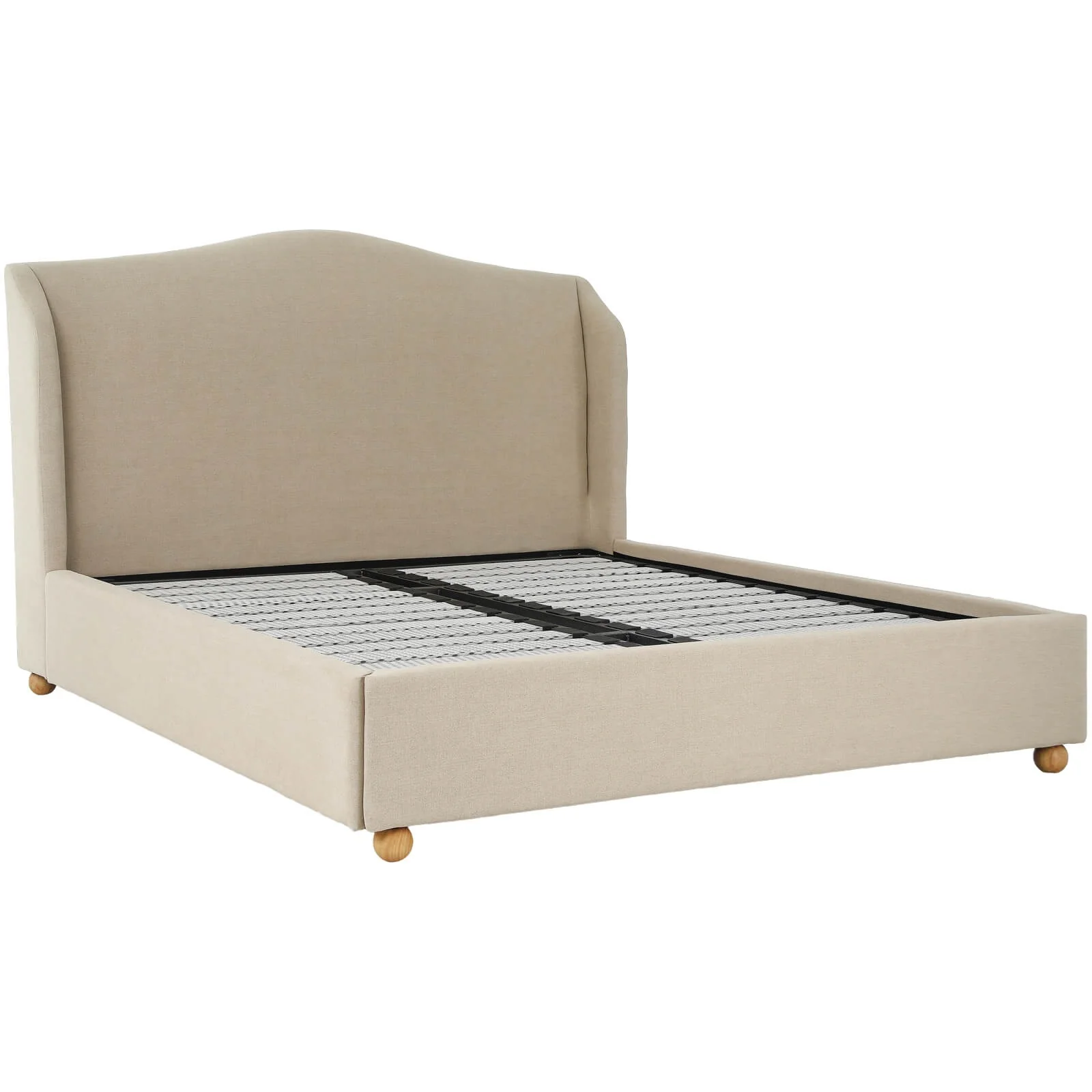 Keiichi Wilmcote Winged Upholstered Bed - Super King